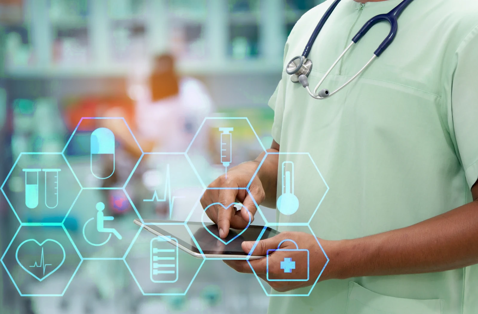 Digital health interface representing Add Lemonade project portfolio